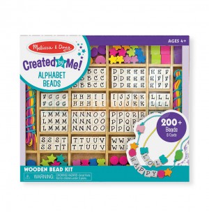 Literki - koraliki do nawlekania, 4+, Melissa&Doug