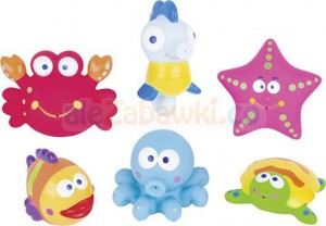 Gumowe zabawki do kąpieli,  zwierzątka-potworki, Goki-13206