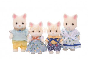 Sylvanian Families Rodzina jedwabistych kotków
