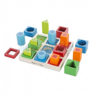 Drewniany sorter - stopniowanie, 3-6 lat, Melissa&Doug