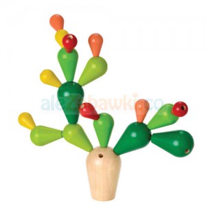 Układanka Balansujący kaktus, Plan Toys  PLTO-4101