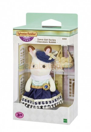 Sylvanian Families Town Series Seria dziewczynek z miasta Królik z czekoladowymi uszkami