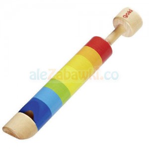 Kolorowy gwizdek, zabawka muzyczna, Goki 61918