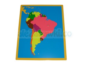 Ameryka Południowa - mapa puzzlowa, 5+, GoMontessori