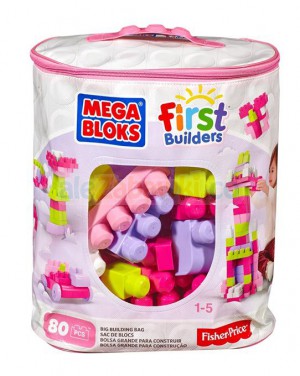 Mega Bloks Klocki 80 elementów Torba First Builders - CYP72/DCH62