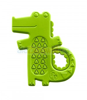 Fisher Price - Siliconowy Aligatorek gryzaczek, Mattel