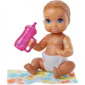 Barbie - Lalka Niemowlę z akcesoriami FHY78, 3+, Mattel