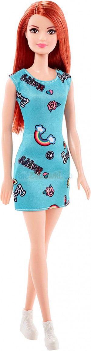 Barbie Szykowna w morskiej sukience FJF18, 3+. Mattel