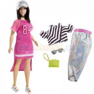 Barbie Fashionistas - Lalka z dodatkowym ubrankiem nr 101 FRY81, 3+, Mattel