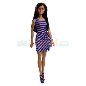Barbie Czarująca Brunetka FXL69, 3+, Mattel