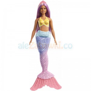 Barbie Dreamtopia - Lalka Syrenka Fioletowa FXT09