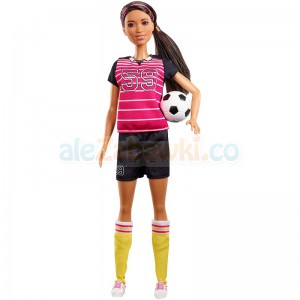 Barbie - 60 urodziny Barbie - Lalka piłkarka GFX26, 3+, Mattel