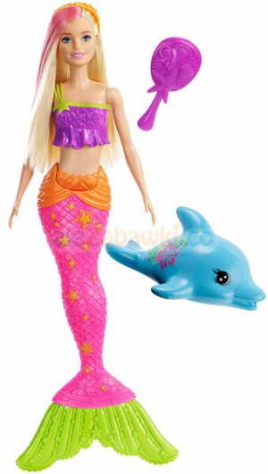 Barbie - Lalka Zaczarowana Syrenka GGG58, 3+, Mattel