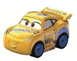 Cars - Mikroauto samochodzik Cruz Ramirez Dinoco GKF71, 3+, Mattel