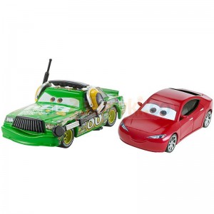Mattel CARS 3 Dwupak Chick Hicks with Headset & Natalie Certain Die-Cast Vehicle