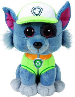 Maskotka Beanie Babies Rocky - Psi Patrol 15 cm 41212, 3+, TY INC