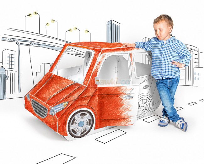 Tekturowe Niezwylke Auto Do Kolorowania Tektorado Sklep Alezabawki