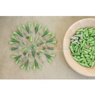 Zielone stożki w 3 odcieniach, 36m+, Grapat