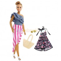 Barbie Fashionistas - Lalka z dodatkowym ubrankiem nr 102 FRY82, 3+, Mattel