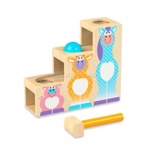 Drewniana przebijanka kule, 12m+, Melissa&Doug