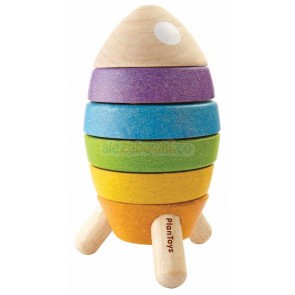 Układanka-rakieta, Plan Toys, PLTO-5694