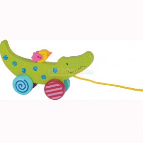 Zabawka, krokodyl do ciągnięcia, Goki