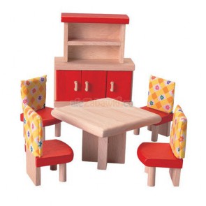 Mebelki dla lalek Jadalnia Neo, Plan Toys PLTO-7306