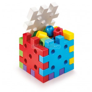 Układanka QUBO pierwsze klocki