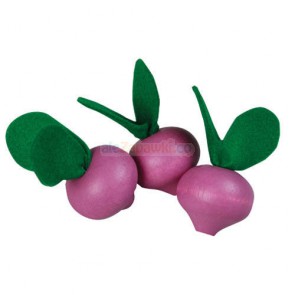 Warzywa drewniane - Rzodkiewka, Plan Toys PLTO-1143