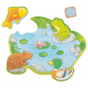 Gra planszowa Drzewo i jezioro puzzle, 2+,  Goki