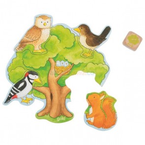Gra planszowa Drzewo i jezioro puzzle, 2+,  Goki