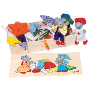 Przebieranka myszek, zabawa w ubieranie postaci, Goki SO 271