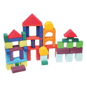 Kolorowe klocki geometryczne 60-el. 1+ Grimm's