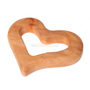 Gryzak serduszko, kolekcja naturalna, 0+, Grimm's