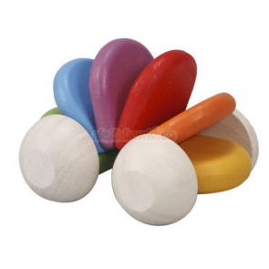 Drewniany samochód klekotka, Plan Toys PLTO-5229