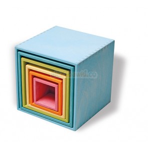 Zestaw pudełek pastelowych, 0+, Grimm's