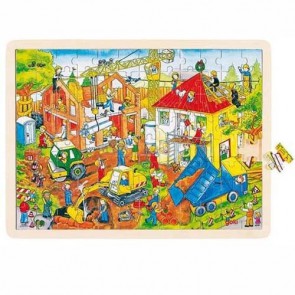 Puzzle motyw Budowa 92 el, Goki 57670