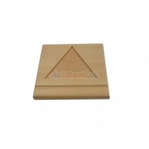 Podstawa trójkątna do układania kolorowych koralików 1-9