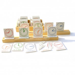 Ćwiczenia z zegarem - pomoce Montessori