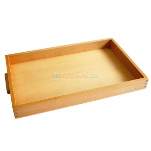 Taca na sześciany i kwadraty ze złotych perełek