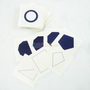 Karty do komody geometrycznej, 3+, GoMontessori