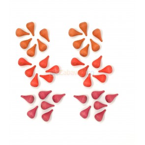 Ognisko, płomyki w 3 odcieniach, 36m+, Grapat