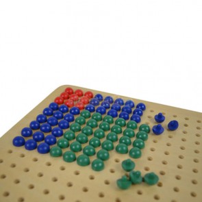 Tablica algebraiczna z dziurkami na kołeczki, 8+, GoMontessori