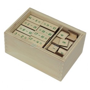 Odejmowanie - pudełko z zadaniami, 6+, GoMontessori