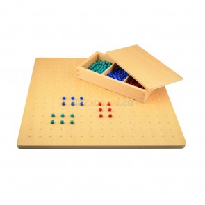 Mała tablica pierwiastków z koralikami, 8+, GoMontessori