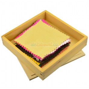 Pudełko tkanin nr 1, 3+, GoMontessori