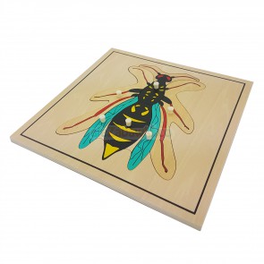 Puzzle zoologiczne - Osa, 4+, GoMontessori