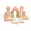 Pastelowe klocki drewniane 40 szt., Plan Toys PLTO-5507