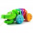Tęczowy krokodyl do ciągnięcia, Plan Toys PLTO-1416 - Sklep www.aleZabawki.co