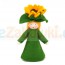 Lalka - Słonecznik, 7-8cm, 3+, Ambrosius - Sklep www.aleZabawki.co